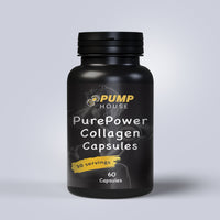 Pump House Collagen 400mg capsules pot, front of pack