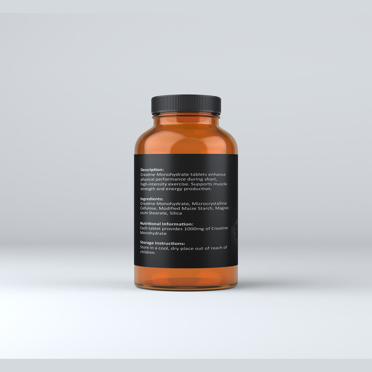 Pump House Creatine Power Boost tablets pot, alternative view