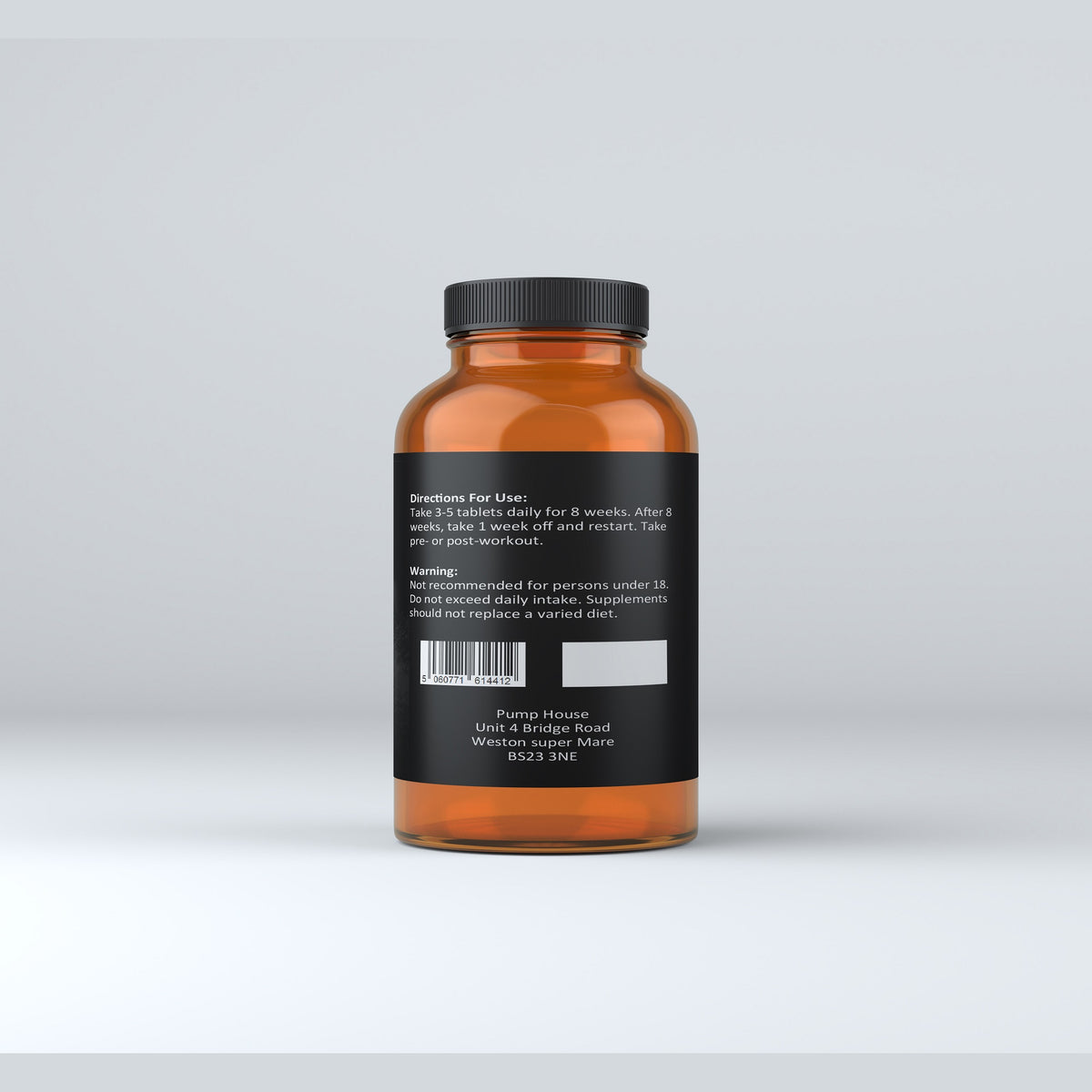 Pump House Creatine Power Boost tablets pot, alternative view