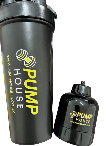 Pump House supplement storage bottle, alternative view