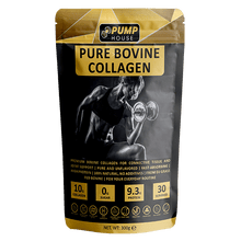 Pump House Pure Bovine Collagen Powder 300g tub on a clear background
