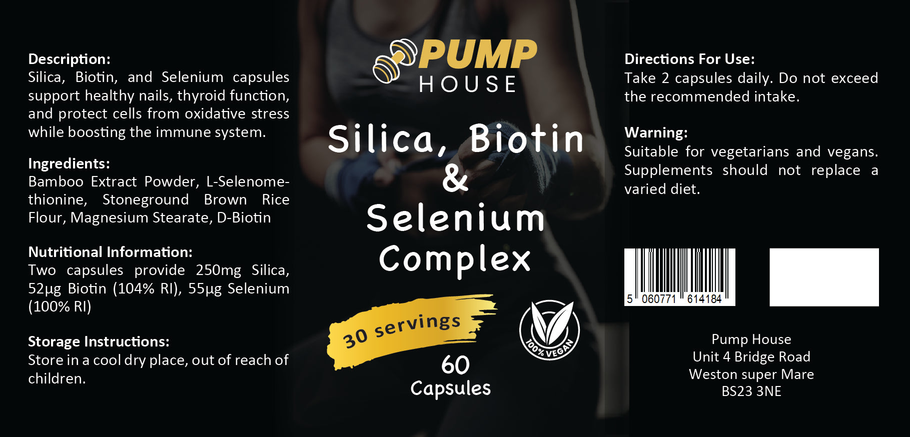 Silica, Biotin & Selenium Complex