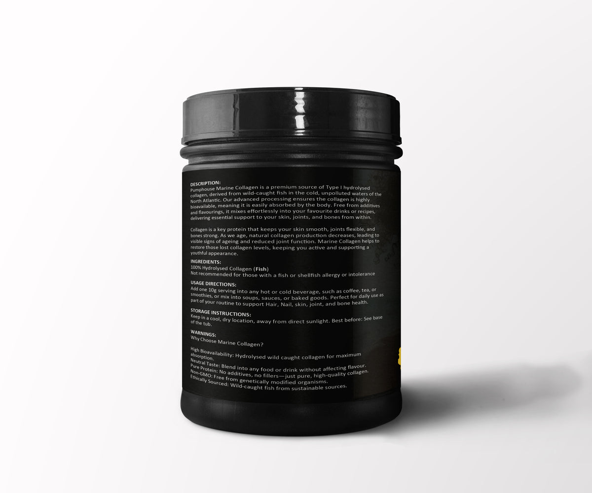 Pump House Marine Collagen 250g tub, alternative view