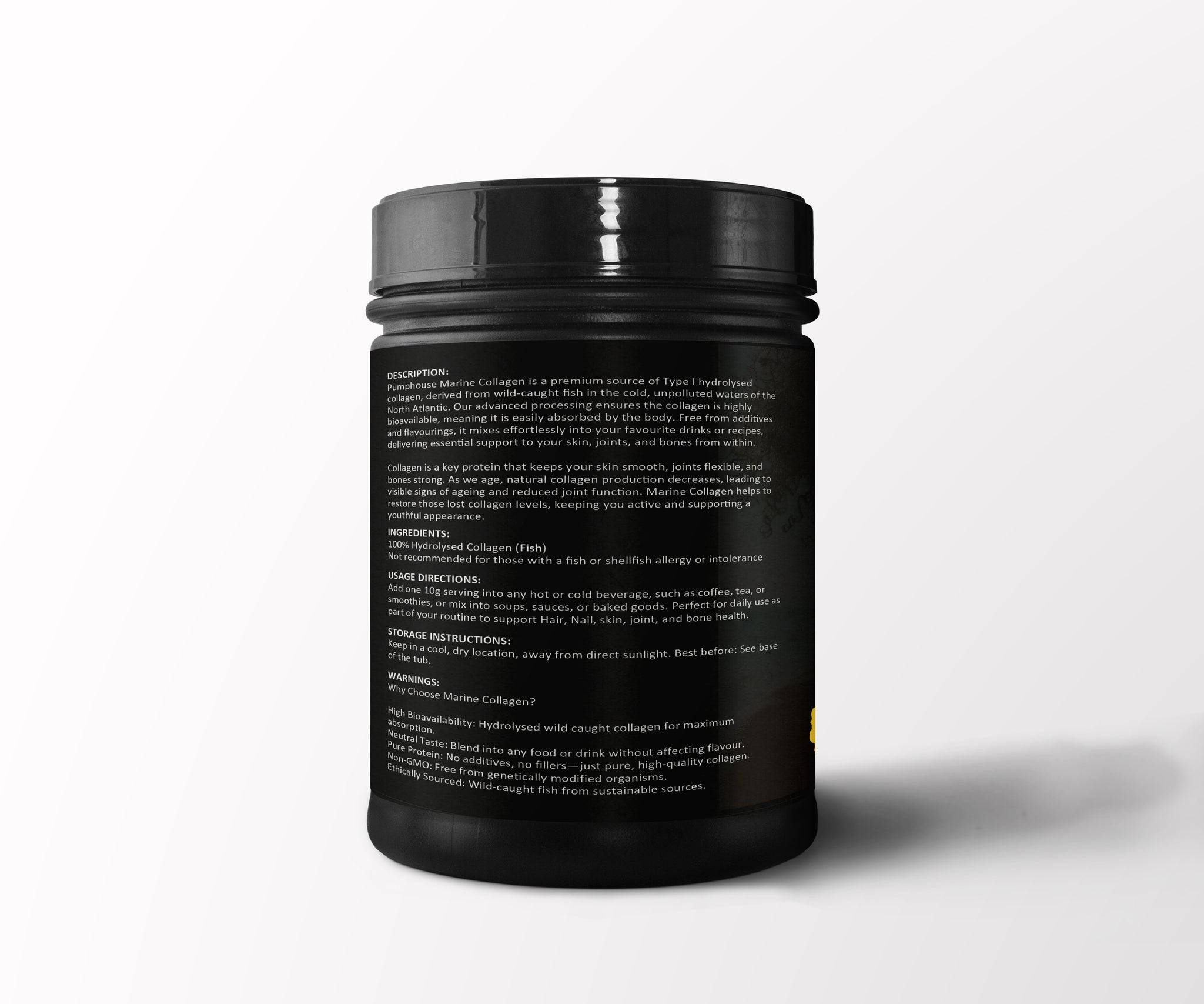 Marine Collagen (Hydrolysed, Wild Caught) 250g