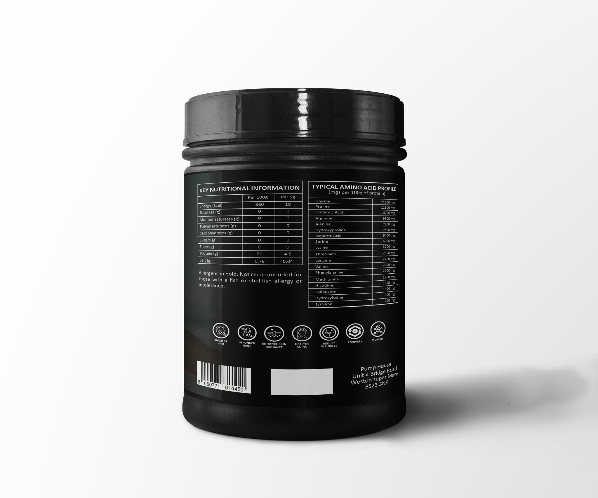 Marine Collagen (Hydrolysed, Wild Caught) 250g